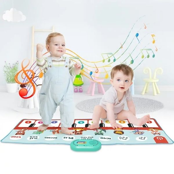 La alfombra musical es la favorita de los bebés y no tiene por qué costarte  más de 25 euros