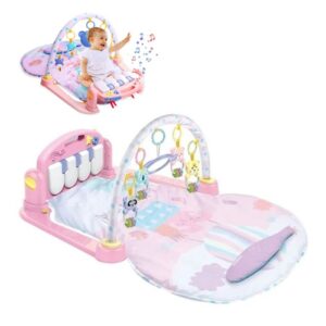 alfombra piano para bebe rosada