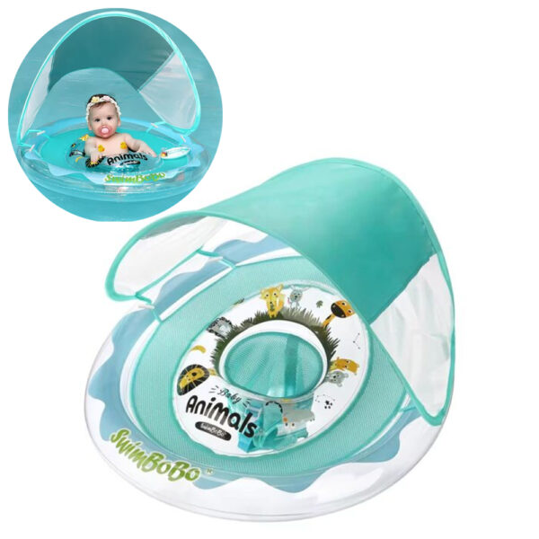 flotador inflable para bebes turquesa