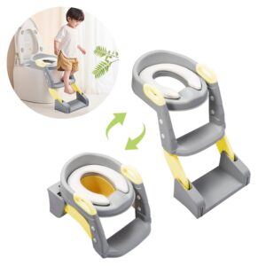 bacenilla y escalera para niños color gris