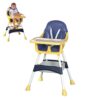 silla de comer para bebe azul