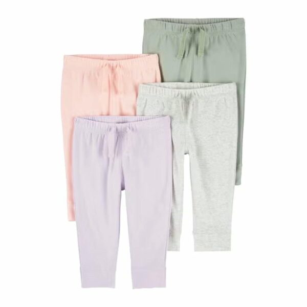 Pack Carters 4 Pantalones algodón 12M
