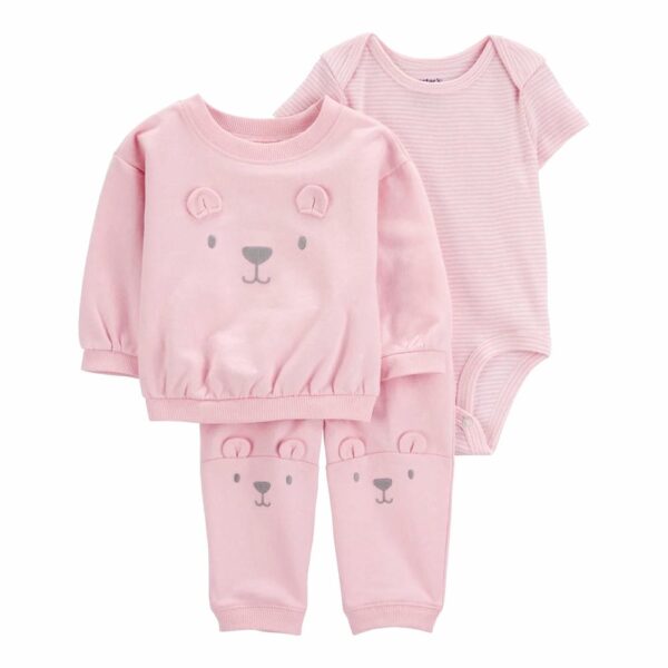Conjunto de 3 Piezas para Bebé Carters con Osito 18M