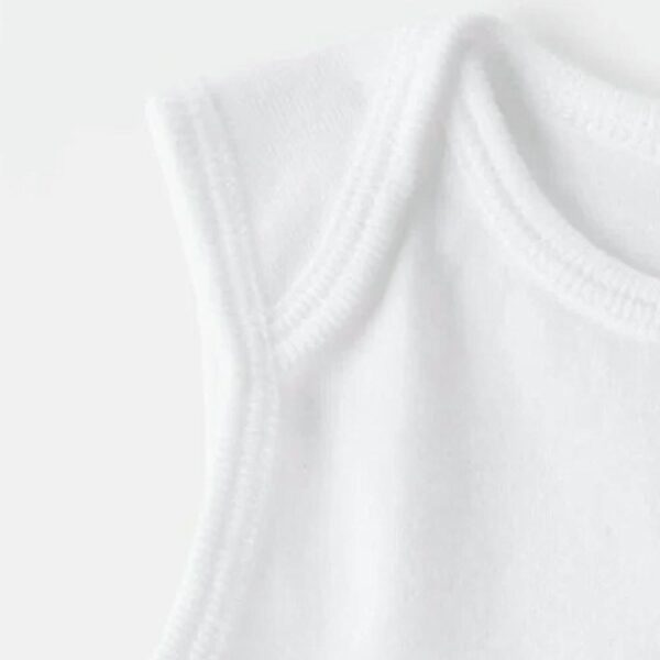 Set de 5 piezas Carters body sin manga blanco 3m manga