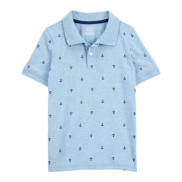 Polo de ancla para niño - Azul 4T