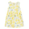 Vestido de Tirantes Blanco/Amarillo Carters Limón 2T