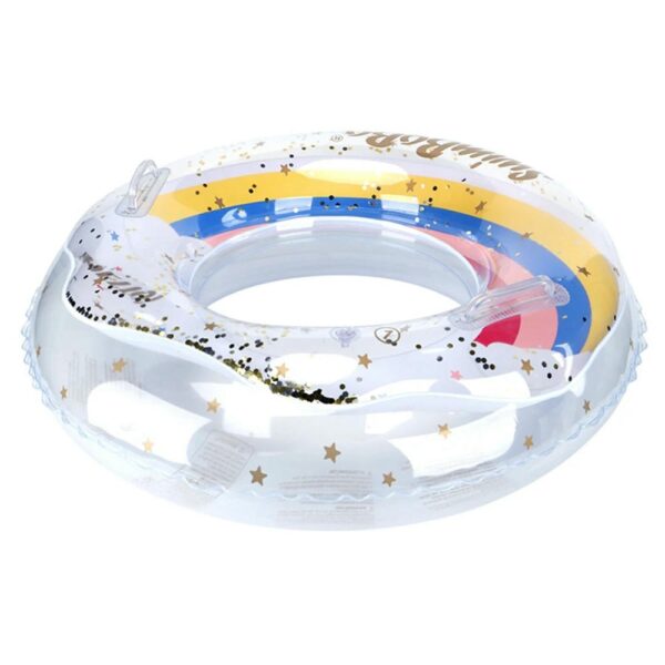 Flotador Inflable de Plástico para niños Arcoíris Úpale plano