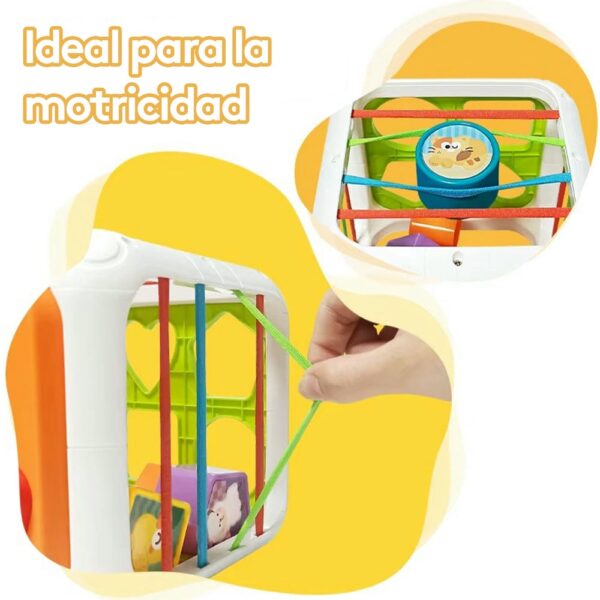 Juguete Cubo Encajable Didáctico Úpale partes