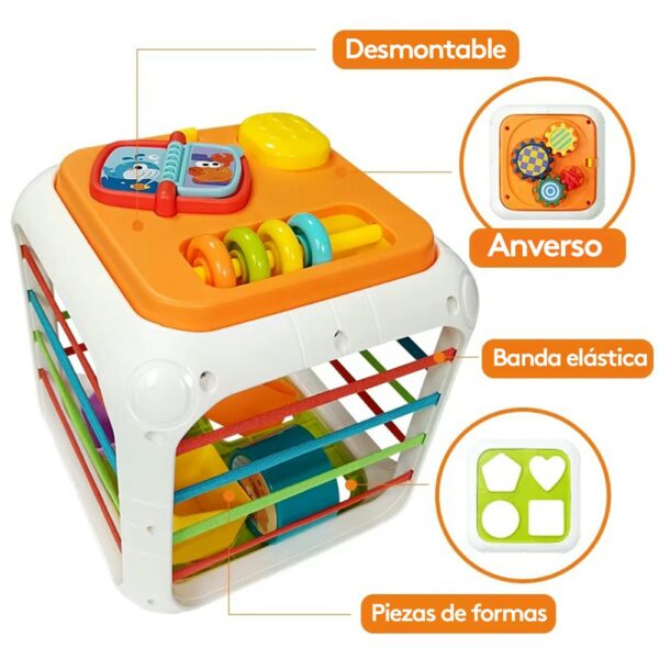 Juguete Cubo Encajable Didáctico Úpale partes cubo