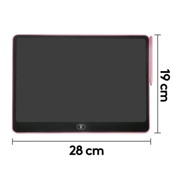 Tablet LCD Para Niños 28x19 Cm Rosa Úpale medidas