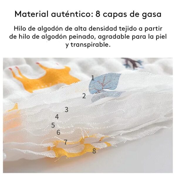 Babero De Tela Pack x2 Arcoíris Úpale partes
