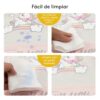 Babero Impermeable Sin Mangas Dino Azul Úpale limpieza
