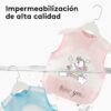 Babero Impermeable Sin Mangas Dino Azul Úpale material