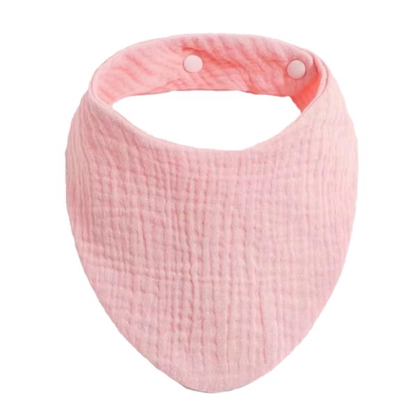 Babero De Tela Bandana Rosa Úpale