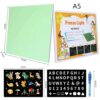 Tablet LCD Fluorescente Para Niños 15x21 Cm Úpale tamaño