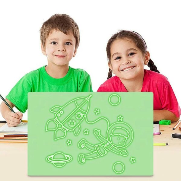 Tablet LCD Fluorescente Para Niños 15x21 Cm Úpale uso