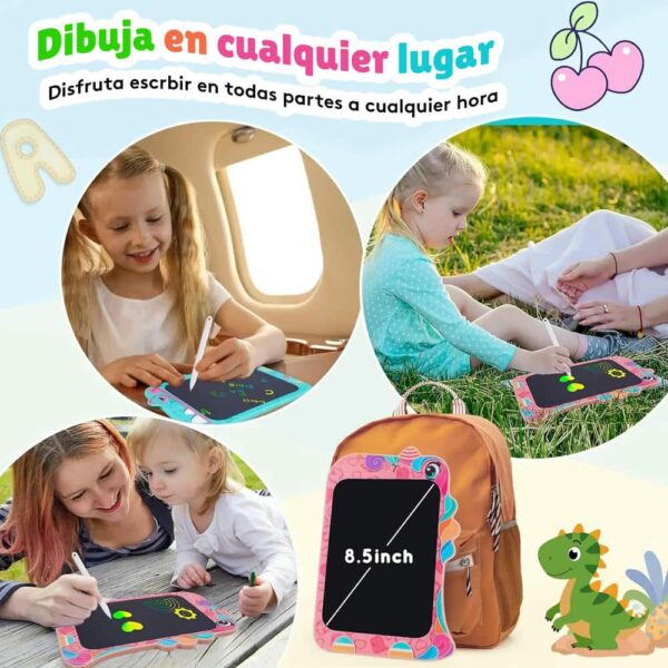Tablet Para Niños LCD Multicolor 23x16cm Celeste Úpale uso exteriores