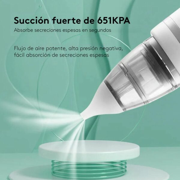 Aspirador Nasal Eléctrico Para Niños Blanco Úpale uso 7