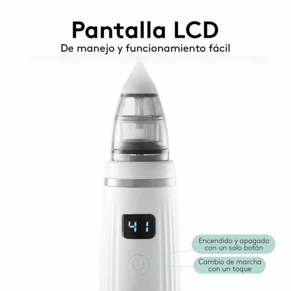 Aspirador Nasal Eléctrico Para Niños Blanco Úpale uso 8