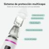 Aspirador Nasal Eléctrico Para Niños Morado Úpale uso 3