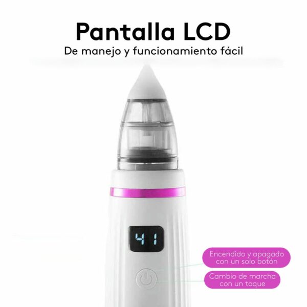 Aspirador Nasal Eléctrico Para Niños Morado Úpale uso 5