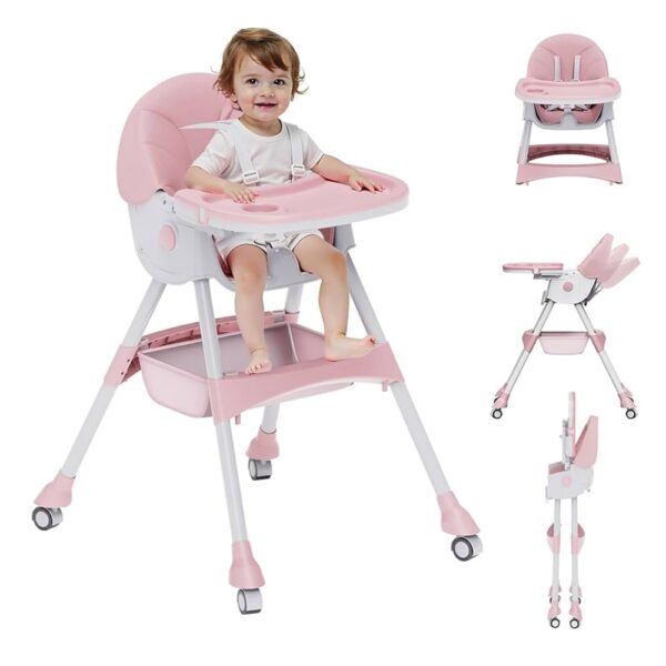 Silla De Comer Freya Rosa Úpale uso