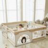 Corral Para Bebé Funkids Puerco Espin Beige 120x160 Cm Úpale uso