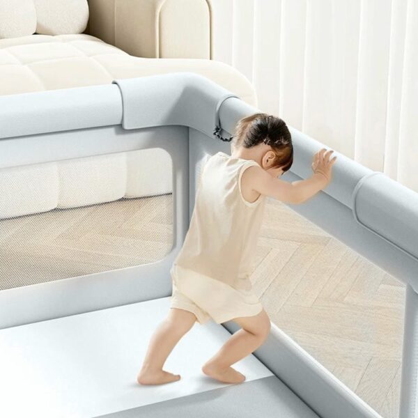 Corral Para Bebé Funkids Perro Gris 180x200 Cm Úpale bebé