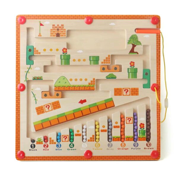 Juego Laberinto De Madera Super Mario Bros Úpale