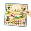 Juego Laberinto De Madera Castillo Úpale uso mano