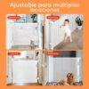 Baranda O Puerta Retractil Para Puertas Gris 140 X 86 Cm Úpale locaciones