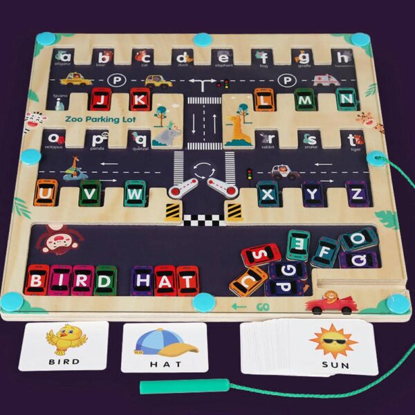 Juego Encajable Y Laberinto Y Números 30*22 Cm Úpale uso