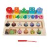 Juego Encajable Y Laberinto Y Números 30*22 Cm Úpale