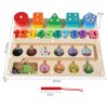 Juego Encajable Y Laberinto Y Números 30*22 Cm Úpale medidas