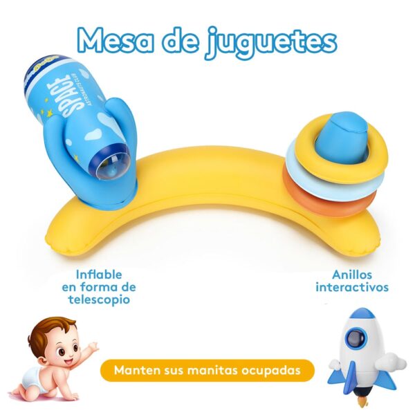Flotador Plástico Con Techo Espacio Astronauta- Azul 6 a 36 Meses Úpale mesa de juguetes