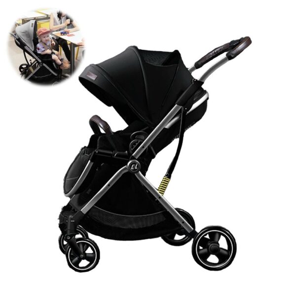 Coche Para Bebé Flexigo Negro Úpale