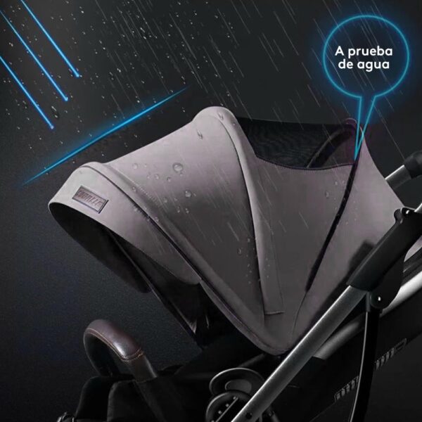 Coche Para Bebé Flexigo Negro Úpale a prueba de agua