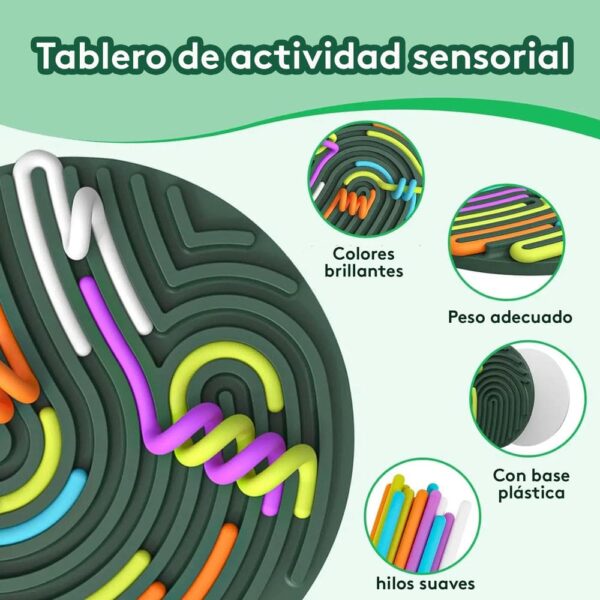 Tablero Actividad Sensorial Rojo Úpale actividad