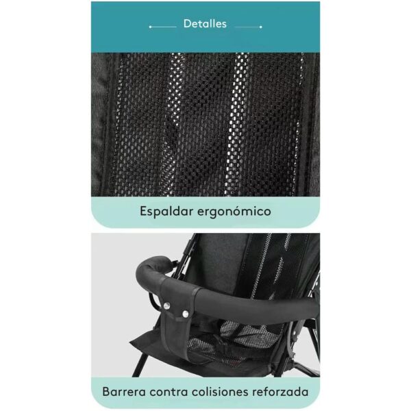 Coche para bebés Paragua Nube Verde Úpale detalles