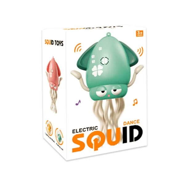 Juguete Pulpo Bailarín Verde Úpale caja