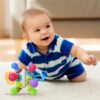 Esfera Sensorial Para La Dentición de Bebés Úpale uso bebé