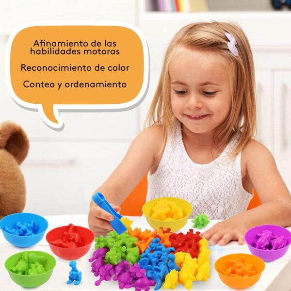 Juguete De Clasificación Dinosaurios x 48 +3 años Úpale afinamiento