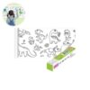 Rollo De Papel Para Colorear Dinosaurio 30cm x 3 metros