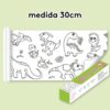 Rollo De Papel Para Colorear Dinosaurio 30cm x 3 metros medida