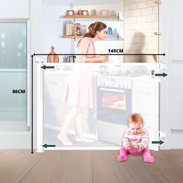 medidas correctos puerta retráctil para puertas