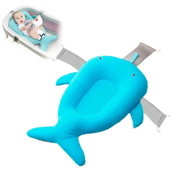 Malla De Baño Ballena Acolchonada Celeste Úpale nuevo