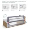 Baranda/Reja de Cama Gris 178 x 50cm Úpale (altura no regulable) doblar nuevo