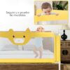 Baranda De Cama Oso Amarillo 200cm x 64cm Úpale seguro