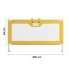 Baranda De Cama Oso Amarillo 200cm x 64cm Úpale medidas