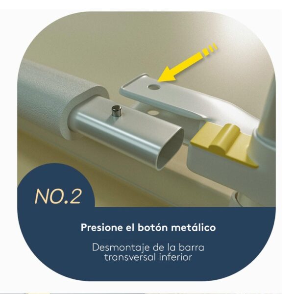 Baranda De Cama Oso Amarillo 150cm x 64cm Úpale uso 2